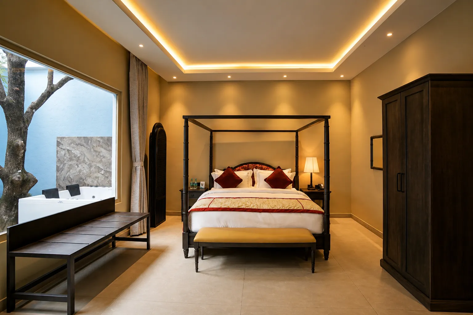 Mango Tree Cottage with Jacuzzi (3).webp - Bel-La Monde Riverside Jim Corbett